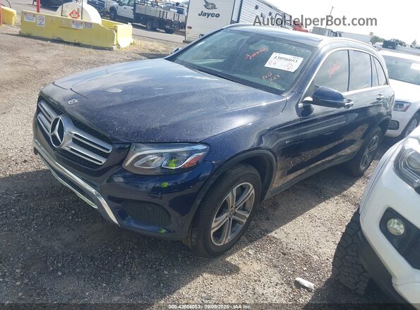 WDC0G5EB9KF590602 2019 MERCEDES-BENZ GLC 350E Blue Передня ліва чверть