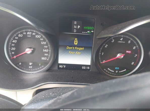 WDC0G5EB9KF590602 2019 MERCEDES-BENZ GLC 350E Blue Панорамний вид салону 360°