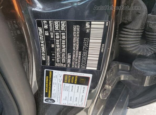 WDC0G8DB8LF706523 2020 MERCEDES-BENZ GLC-CLASS Gray 