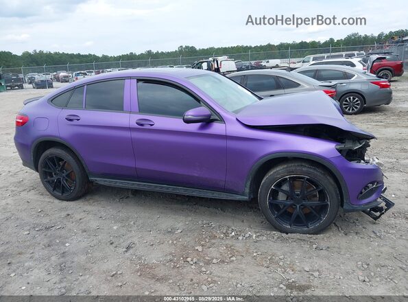 WDC0J4KB4HF196319 2017 MERCEDES-BENZ GLC 300 COUPE Purple უკანა სალონის ხედი
