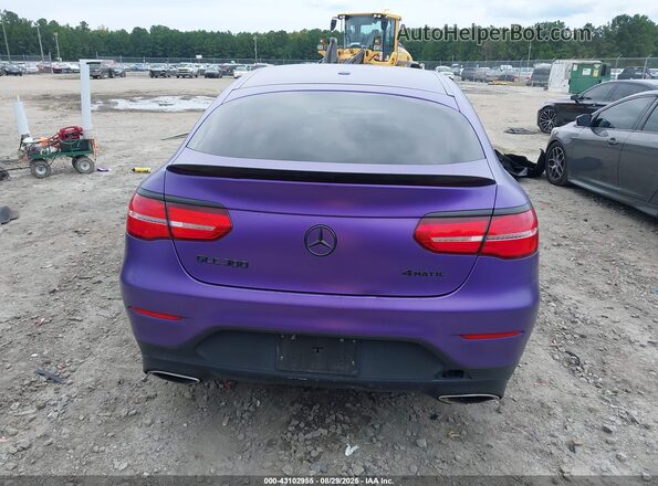 WDC0J4KB4HF196319 2017 MERCEDES-BENZ GLC 300 COUPE Purple 