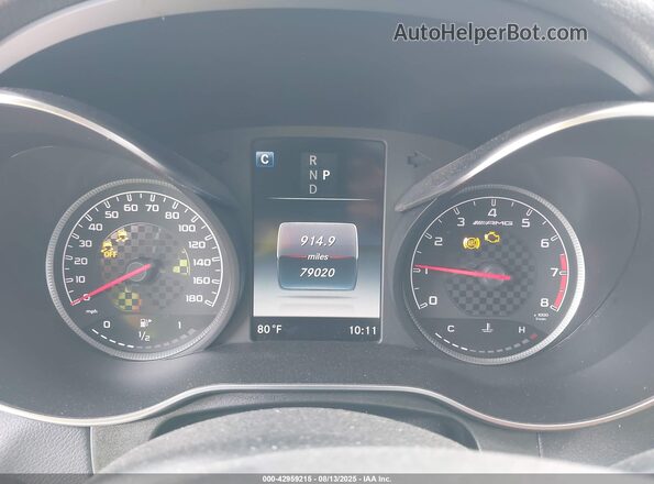 WDC0J6EB7KF623412 2019 MERCEDES-BENZ AMG GLE 43 COUPE White უკანა სავარძლების ხედი