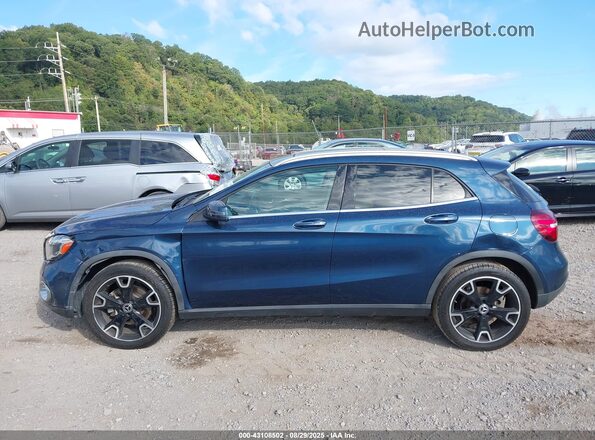 WDCTG4GB4LJ668061 2020 MERCEDES-BENZ GLA 250 Синий Панорамный вид салона 360°