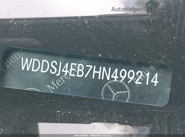 WDDSJ4EB7HN499214 2017 MERCEDES-BENZ CLA 250 Red 