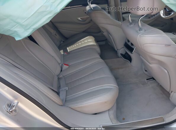 WDDUG8CB1GA218578 2016 MERCEDES-BENZ S-CLASS Silver VIN კოდის სტიკერის ხედი