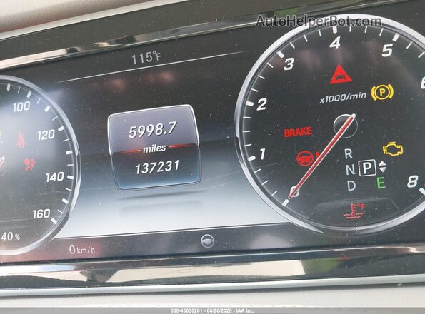 WDDUG8CB1GA218578 2016 MERCEDES-BENZ S-CLASS Silver 