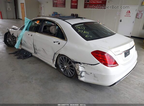 WDDUG8CB2HA313829 2017 MERCEDES-BENZ S-CLASS White Задня ліва чверть