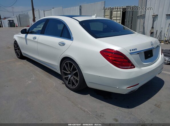 WDDUG8CB6HA309069 2017 MERCEDES-BENZ S-CLASS White Tył lewy