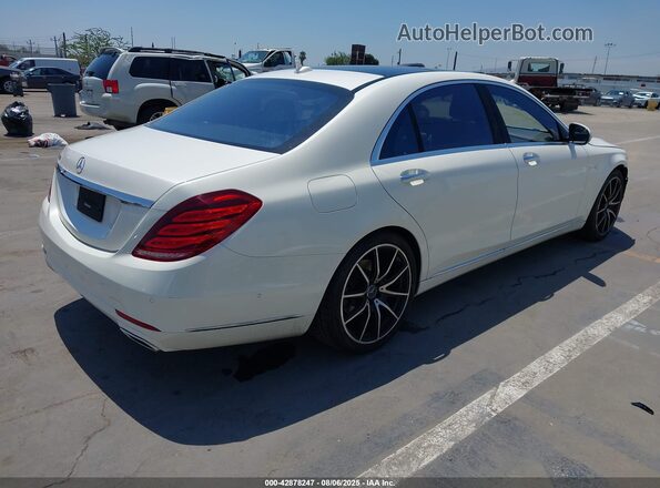 WDDUG8CB6HA309069 2017 MERCEDES-BENZ S-CLASS White Tył prawy