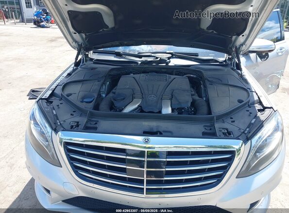 WDDUG8FB6GA237607 2016 MERCEDES-BENZ S-CLASS Silver Widok z tyłu