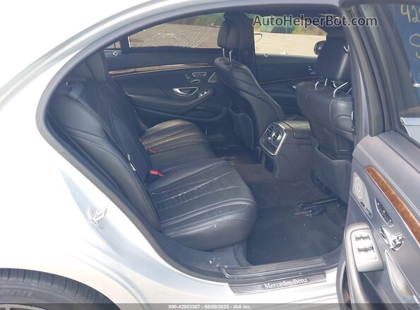 WDDUG8FB6GA237607 2016 MERCEDES-BENZ S-CLASS Silver Widok naklejki z numerem VIN