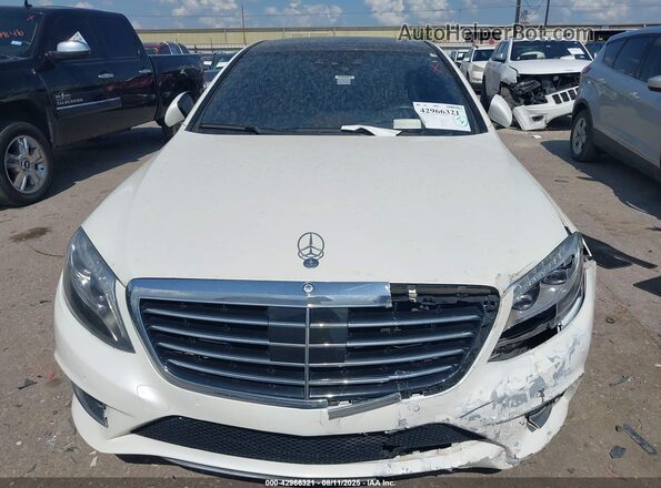 WDDUG8FBXGA210765 2016 MERCEDES-BENZ S-CLASS White Vista del salpicadero