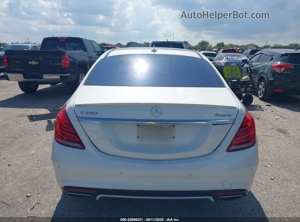 WDDUG8FBXGA210765 2016 MERCEDES-BENZ S-CLASS White 