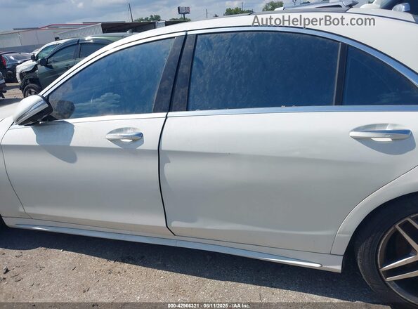 WDDUG8FBXGA210765 2016 MERCEDES-BENZ S-CLASS White Vista interior trasera