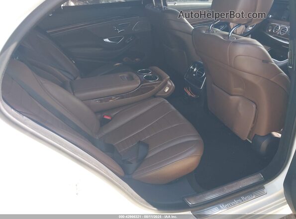 WDDUG8FBXGA210765 2016 MERCEDES-BENZ S-CLASS White Vista de la etiqueta del VIN