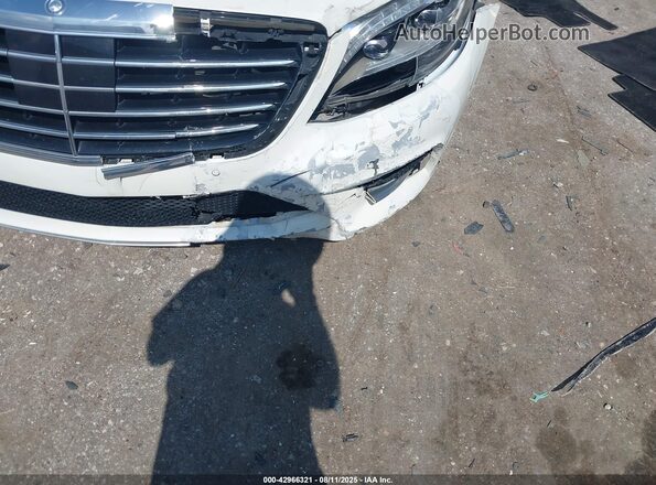 WDDUG8FBXGA210765 2016 MERCEDES-BENZ S-CLASS White Vista frontal