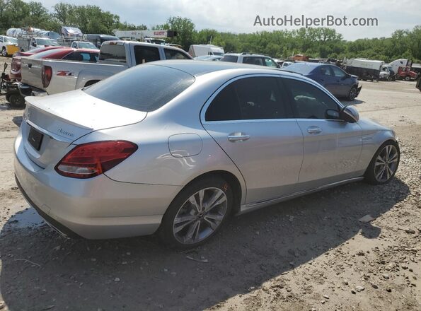 WDDWF4KB4JR420295 2018 MERCEDES-BENZ C Silver 
