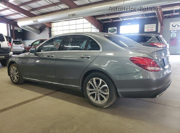 WDDWF4KB7JR350226 2018 MERCEDES-BENZ C Silver 