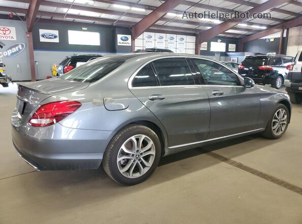 WDDWF4KB7JR350226 2018 MERCEDES-BENZ C Silver 