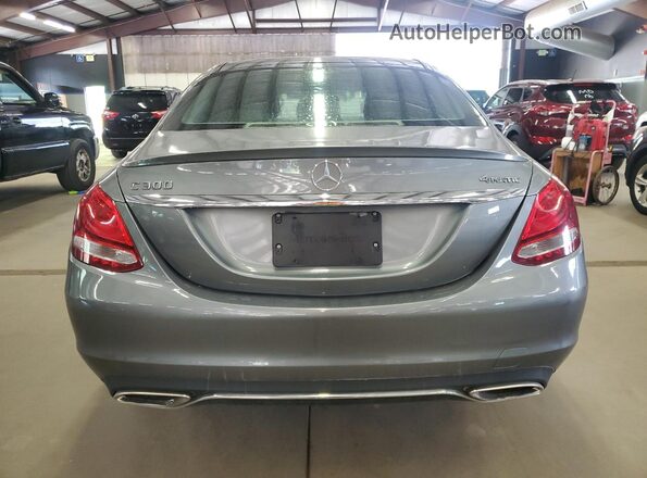 WDDWF4KB7JR350226 2018 MERCEDES-BENZ C Silver 