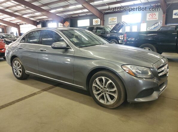 WDDWF4KB7JR350226 2018 MERCEDES-BENZ C Silver 