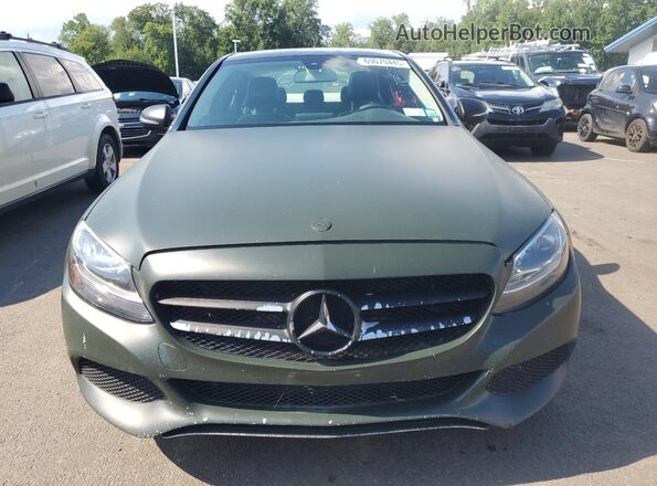 WDDWF4KB9JR345156 2018 MERCEDES-BENZ C Green 