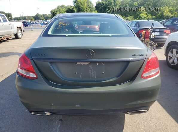 WDDWF4KB9JR345156 2018 MERCEDES-BENZ C Green 