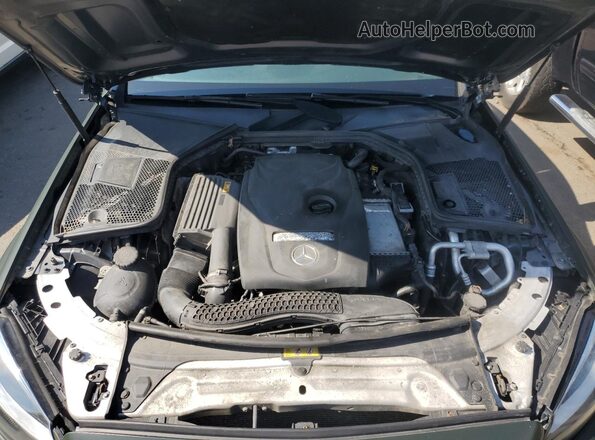 WDDWF4KB9JR345156 2018 MERCEDES-BENZ C Green 