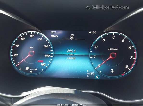 WDDWK8DB7LF974709 2020 MERCEDES-BENZ C-CLASS White Vista de los asientos traseros
