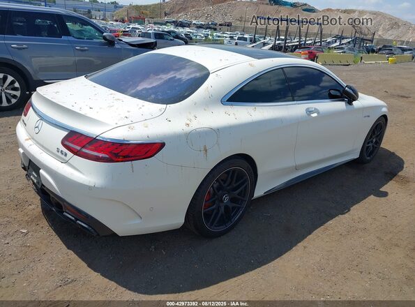 WDDXJ8JB6KA036255 2019 MERCEDES-BENZ AMG S 63 White Tył prawy