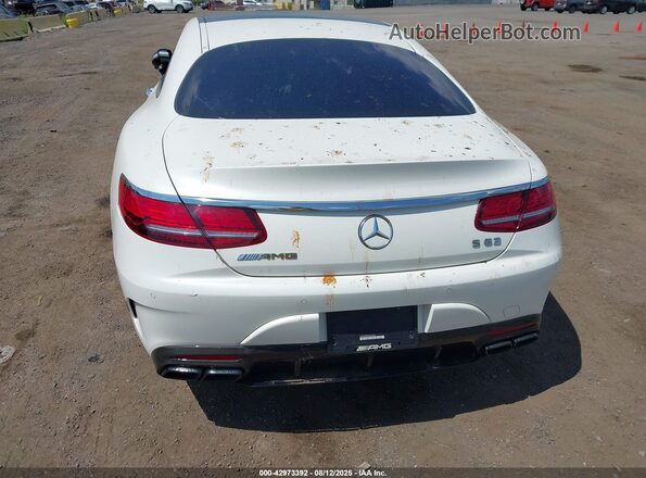 WDDXJ8JB6KA036255 2019 MERCEDES-BENZ AMG S 63 White Widok z przodu