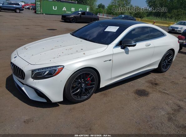 WDDXJ8JB6KA036255 2019 MERCEDES-BENZ AMG S 63 White Przód lewy