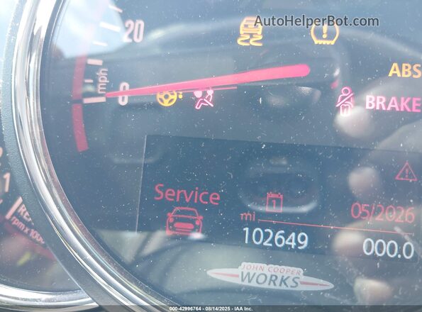 WMWXM9C59K2H38952 2019 MINI HARDTOP Red 