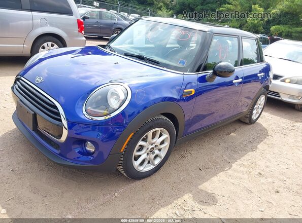 WMWXU1C59K2J01560 2019 MINI HARDTOP Blue Передня ліва чверть