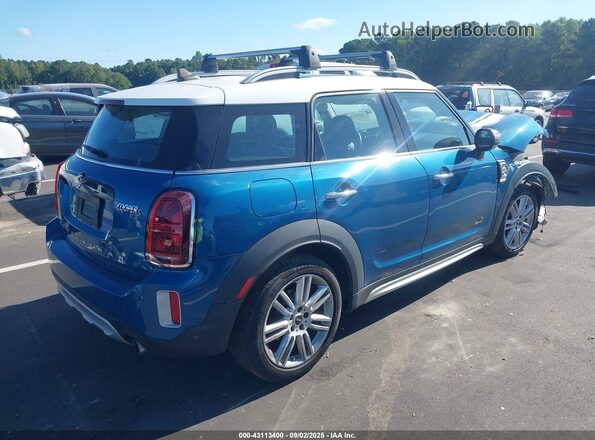 WMZ83BR06N3N28530 2022 MINI COUNTRYMAN Синий Задняя правая четверть