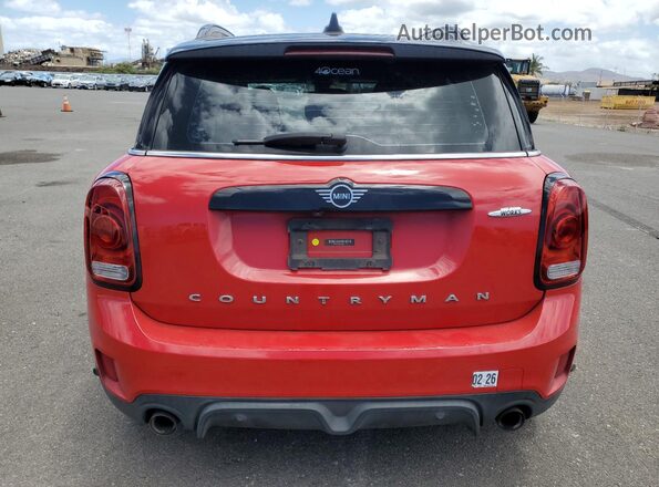 WMZYZ9C04L3L36116 2020 MINI COOPER Red Հետևի տեսք