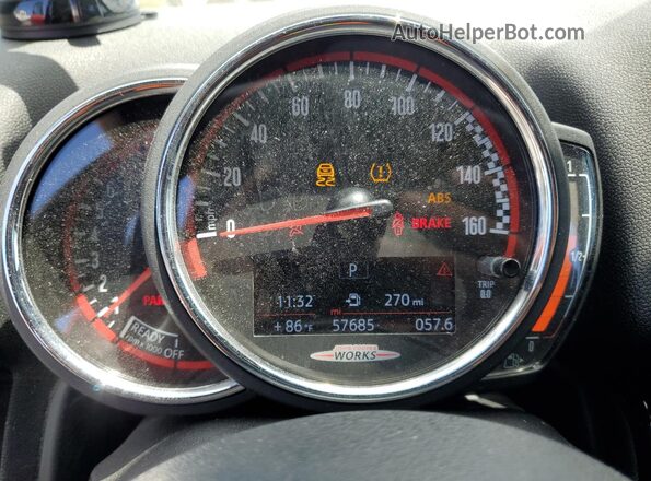 WMZYZ9C04L3L36116 2020 MINI COOPER Red Սարքավորումների վահանակի տեսք