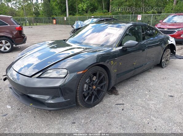 WP0AA2Y12SSA09190 2025 PORSCHE TAYCAN Gray Vista tres cuartos delantera izquierda
