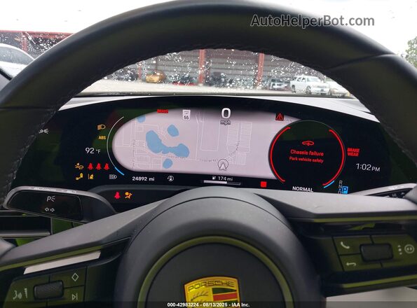 WP0AA2Y12SSA09190 2025 PORSCHE TAYCAN Gray Vista de los asientos traseros