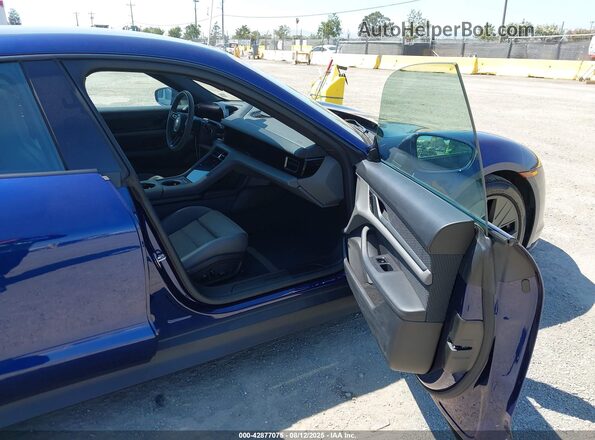 WP0AA2Y16MSA13648 2021 PORSCHE TAYCAN Dark Blue 