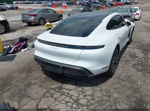 WP0AA2Y18NSA13071 2022 PORSCHE TAYCAN White Задня права чверть