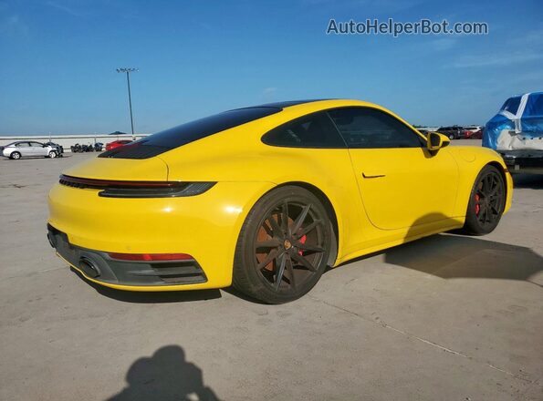 WP0AB2A90LS225454 2020 PORSCHE 911 Yellow 