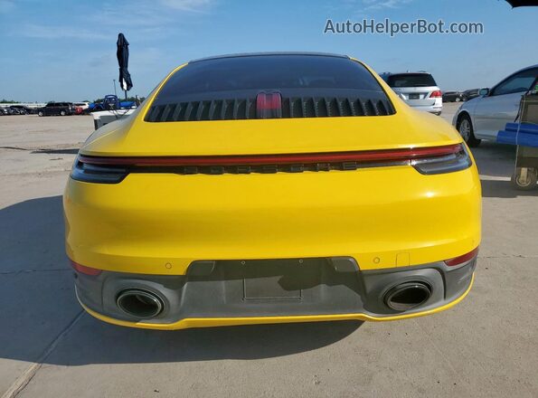 WP0AB2A90LS225454 2020 PORSCHE 911 Yellow 