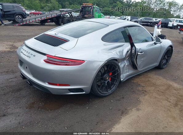 WP0AB2A95HS124952 2017 PORSCHE 911 Серебряный Задняя правая четверть