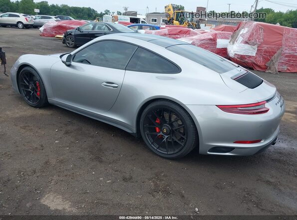 WP0AB2A95HS124952 2017 PORSCHE 911 Серебряный Задняя левая четверть
