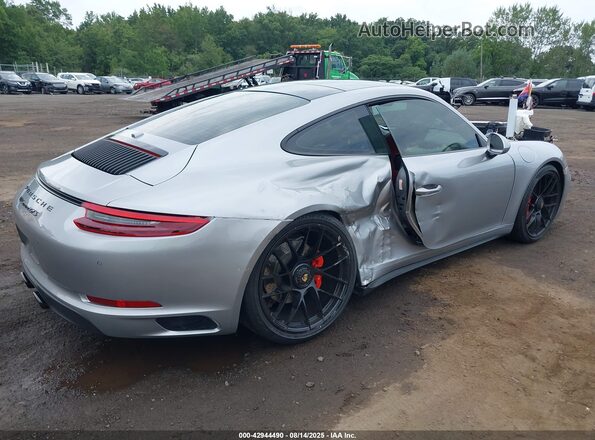WP0AB2A95HS124952 2017 PORSCHE 911 Серебряный Вид спереди