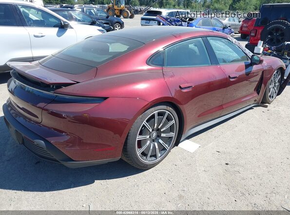 WP0AB2Y16NSA45160 2022 PORSCHE TAYCAN Red Задня права чверть
