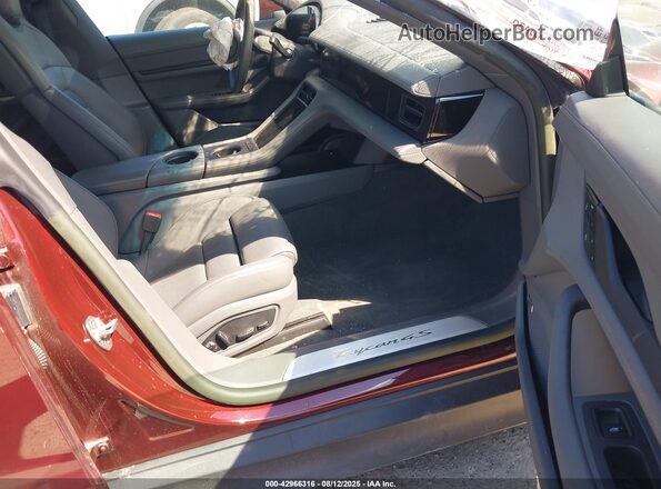 WP0AB2Y16NSA45160 2022 PORSCHE TAYCAN Red Вид салону спереду