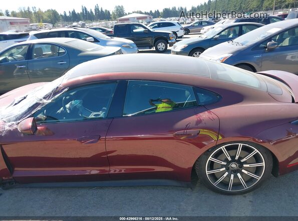 WP0AB2Y16NSA45160 2022 PORSCHE TAYCAN Red 