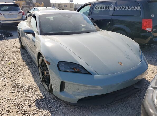WP0AB2Y16SSA40536 2025 PORSCHE TAYCAN Бирюзовый Вид спереди
